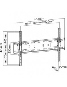 SOPORTE DE PARED TRAULUX PARA MONITOR CON TILT 600x400 mm 2
