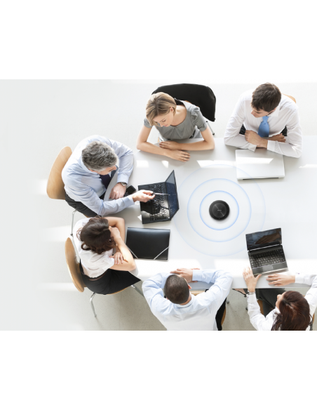 SPEAKERPHONE WIRELESS  CON BLUETOOTHY CARGA INALAMBRICA PARA SALAS DE REUNIONES MEDIANAS Y PEQUEÑAS