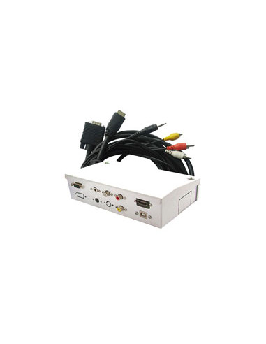 Caja de Conexiones metálica Plug & Play con Cables 5m