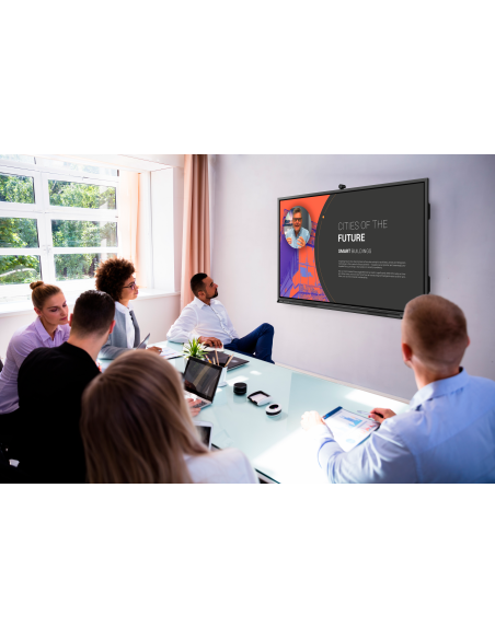 Monitor Táctil Interactivo 86 pulgadas Newline Elara Pro 4K Android 13 incluye Sistema de videoconferencia