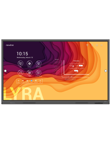 Monitor Táctil Interactivo 55 pulgadas Newline Lyra Pro 4K Android 13