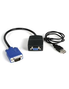 StarTech.com Duplicador Divisor de Vídeo VGA 2 puertos Compacto Alimentado por USB - Cable Splitter