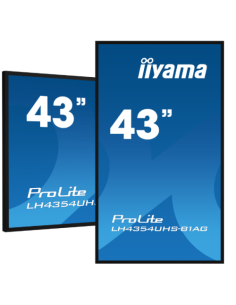 iiyama LH4375UHS-B1AG pantalla de señalización 108 cm (42.5") LCD 500 cd / m² 4K Ultra HD Procesador incorporado Android 8.0 18/