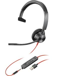 POLY Blackwire 3315 USB-A + 3.5mm Mono Headset