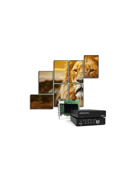 MATROX QUADHEAD2GO Q155 4K IN 1HDMI OUT 4HDMI
