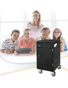 Carro de carga con ruedas multimedia AVer E24C-EU Negro... 2