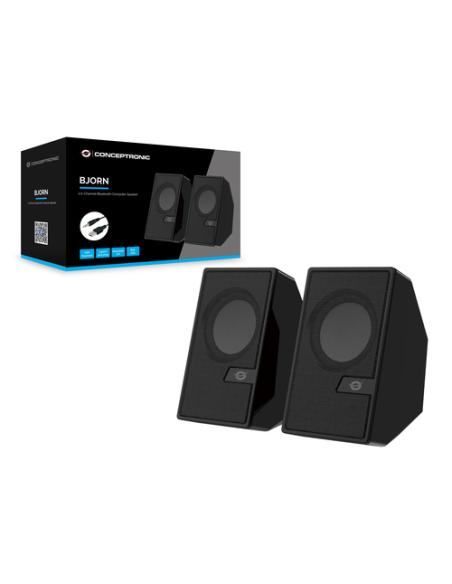 Conceptronic BJORN02B altavoz De 2 vías Negro Inalámbrico y alámbrico 6 W
