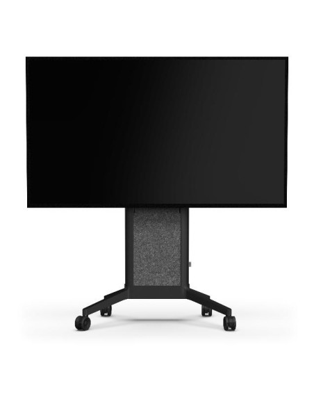 SMS SOPORTE MONITOR SUELO EVER350 MOBILE GRIS CLARO SOFT MOTOR 600x400 100 KG.