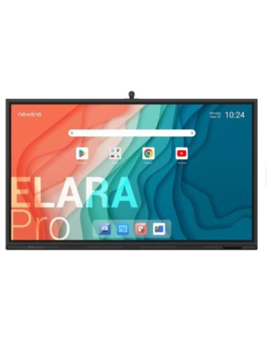 NEWLINE MONITOR INTERNATIVO ELARA PRO (TT-8623QCA+) 86", ANDROID 13, GOOGLE EDLA, CAMARA 4K, 8 MIC, MULTI USUARIO, 2X20W+SUB15W,