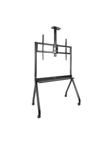 TOOQ SOPORTE SUELO RUEDAS "iSTAR" FS20208M-B, PARA  PANTALLAS 55-100", NEGRO.