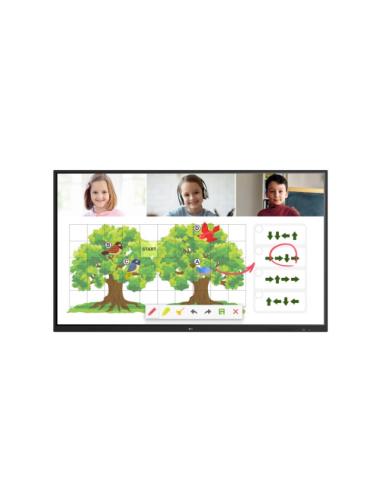 LG 75TR3PJ-B Pantalla plana para señalización digital 190,5 cm (75") LED Wifi 390 cd / m² UHD+ Negro Pantalla táctil Android 8.0