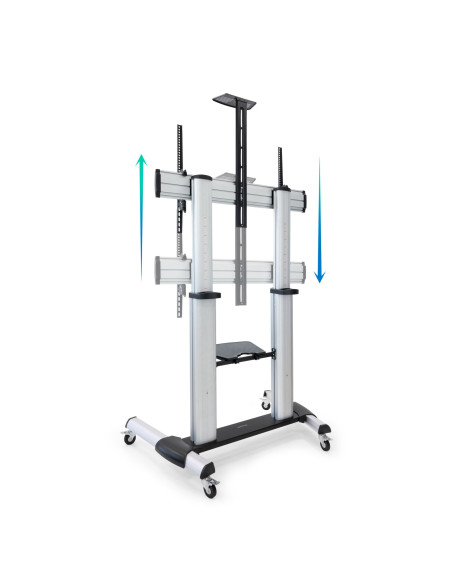 Soporte de Suelo de Aluminio con Ruedas para Pantallas 60"-100" FS20300M-B