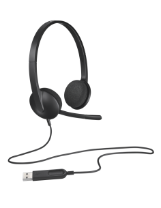 AURICULARES LOGITECH H340 NEGRO MICROFONO ALAMBRICO USB