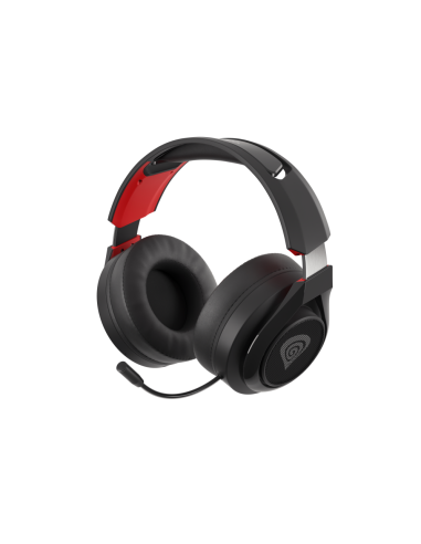 AURICULARES GAMING INALAMBRICO GENESIS SELEN 400 2.0 MINI JACK, USB NEGRO-ROJO