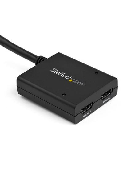 StarTech.com Multiplicador de Vídeo HDMI de 2 Puertos - Splitter HDMI 4k 30Hz de 2x1 Alimentado por USB