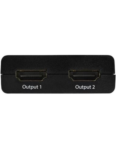 StarTech.com Multiplicador de Vídeo HDMI de 2 Puertos - Splitter HDMI 4k 30Hz de 2x1 Alimentado por USB