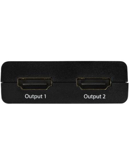 StarTech.com Multiplicador de Vídeo HDMI de 2 Puertos - Splitter HDMI 4k 30Hz de 2x1 Alimentado por USB