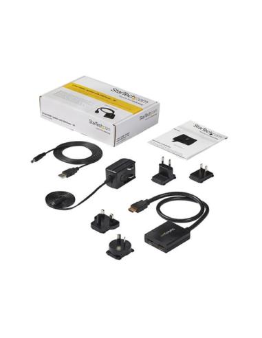 StarTech.com Multiplicador de Vídeo HDMI de 2 Puertos - Splitter HDMI 4k 30Hz de 2x1 Alimentado por USB