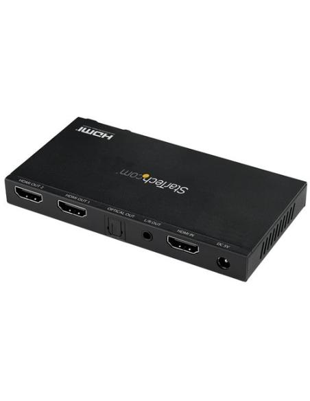 StarTech.com Divisor HDMI de 2 Puertos - de 4K 60Hz con Escalador Incorporado