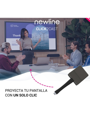 Newline Click2Cast proyectar inalámbricamente con un solo click