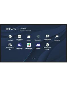 Viewsonic CDE9830 pizarra y accesorios interactivos 2,49 m (98") 3840 x 2160 Pixeles Pantalla táctil Negro USB