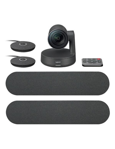 LOGITECH RALLY PLUS Sistema ConferenceCam premium Ultra-HD con control de cámara
