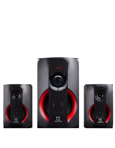ALTAVOCES HIDITEC 2.1 MULTIMEDIA H400 80W BLUETOOTH USB SD RADIO