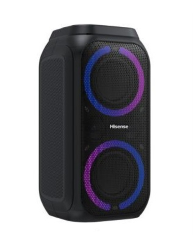 ALTAVOZ PORTATIL HISENSE PARTY ROCKER 160 2.0 160W BT USB NEGRO