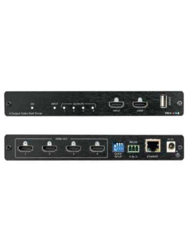 KRAMER VW-4 PROCES VIDEOWALL 1:4 IN 4k OUT 1080P