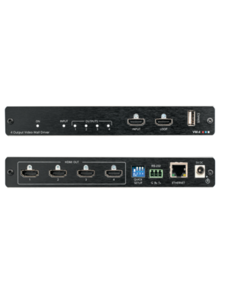 KRAMER VW-4 PROCES VIDEOWALL 1:4 IN 4k OUT 1080P