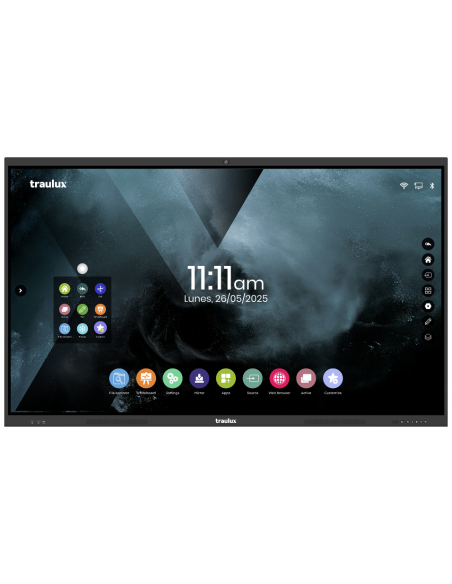 MONITOR INTERACTIVO TRAULUX SERIE CONFERENCE CON CÁMARA Y MICRO ARRAY INTEGRADOS 65"