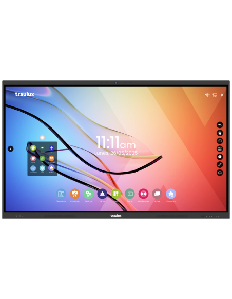 MONITOR INTERACTIVO TRAULUX SERIE CONFERENCE CON CÁMARA Y MICRO ARRAY INTEGRADOS 65"