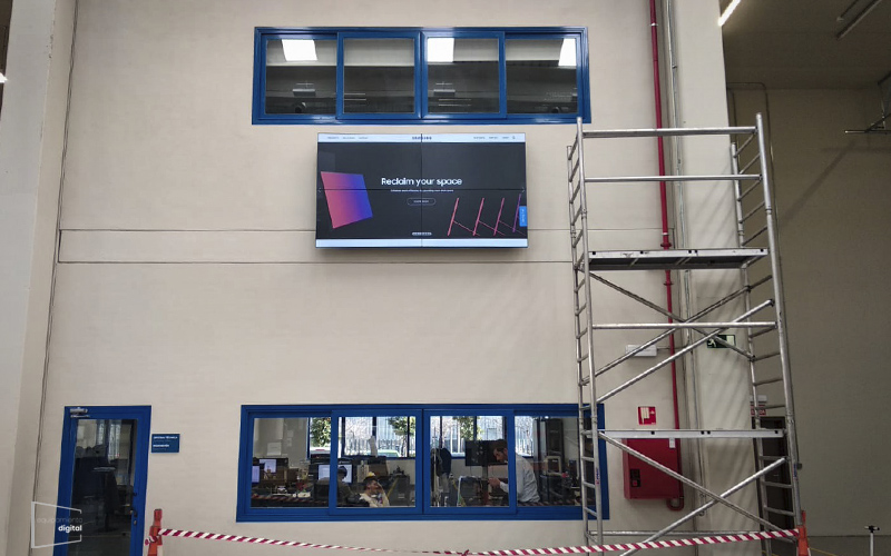instalaciones videowall y carteleria digital - equipamiento digital